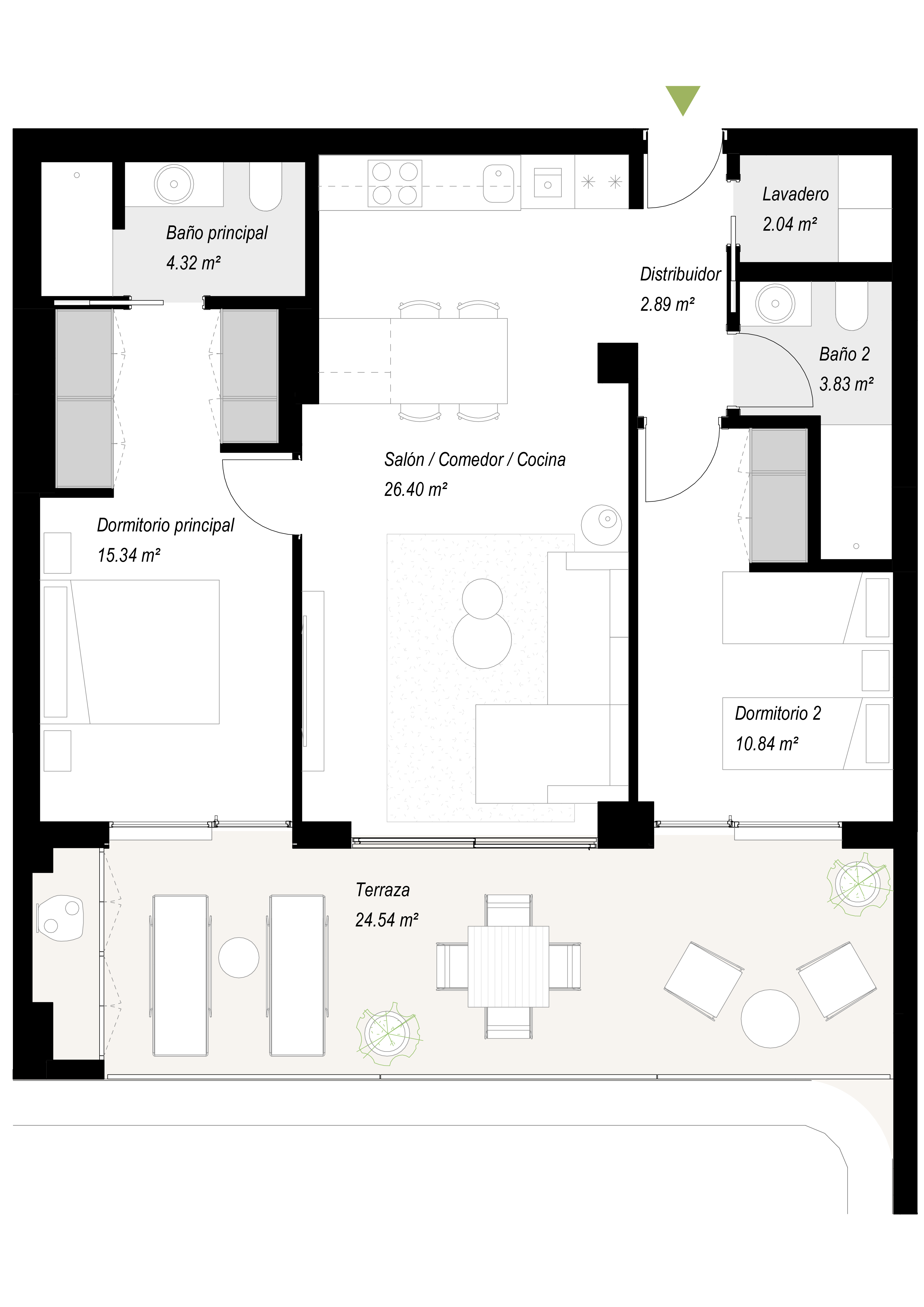 Plano vivienda B
